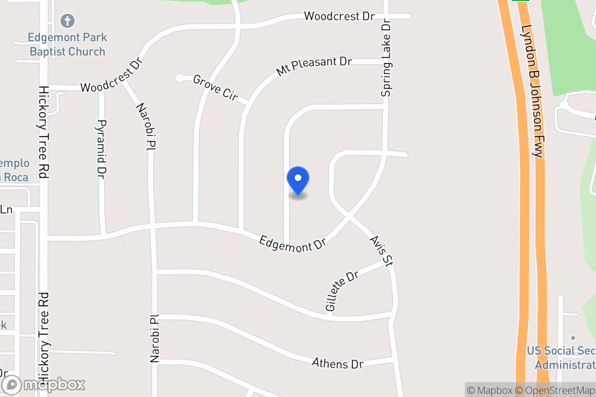 Map of 2012 Del Oak Dr