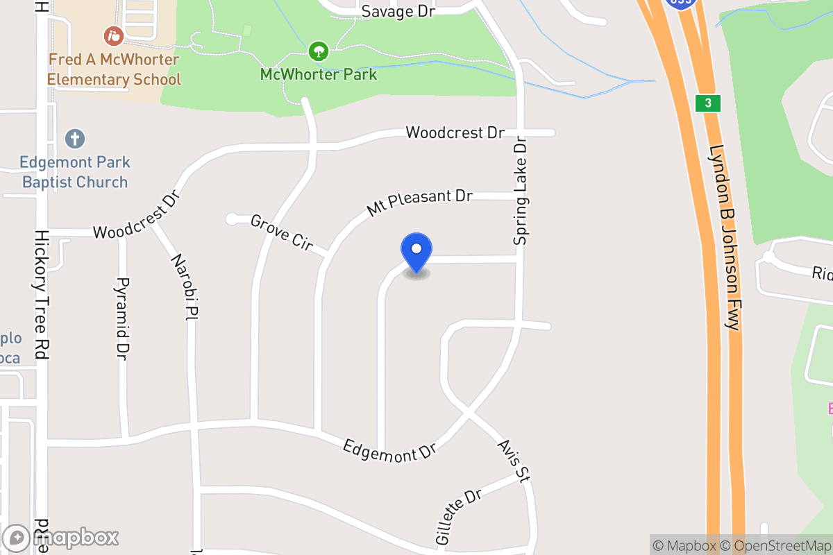 Map of 1830 Del Oak Dr