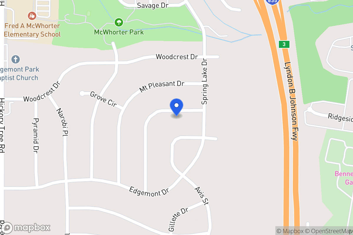 Map of 1816 Del Oak Dr