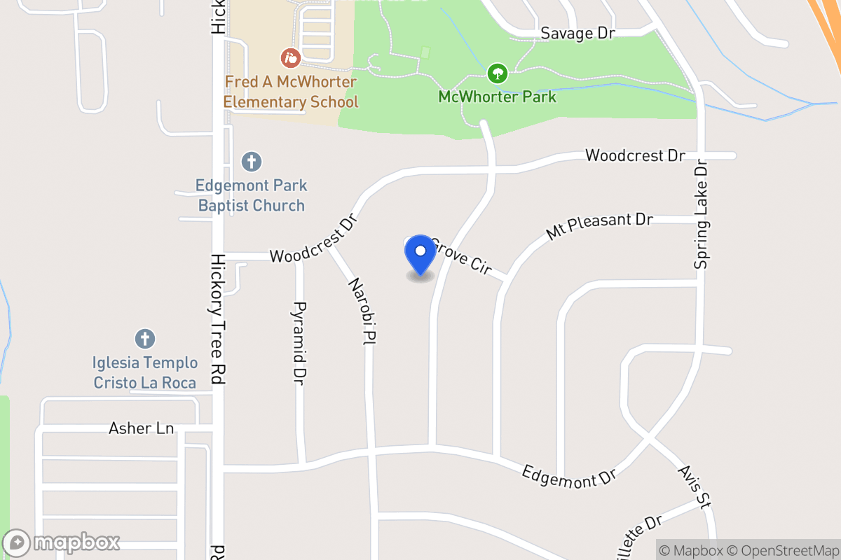 Map of 1905 Sycamore Dr