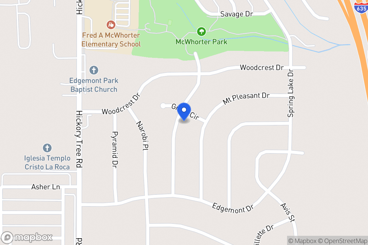 Map of 1904 Sycamore Dr