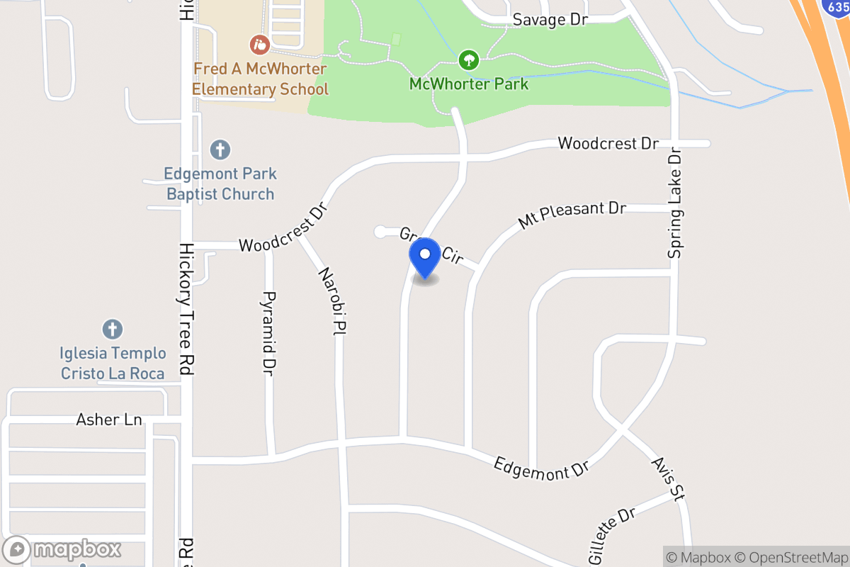 Map of 1908 Sycamore Dr