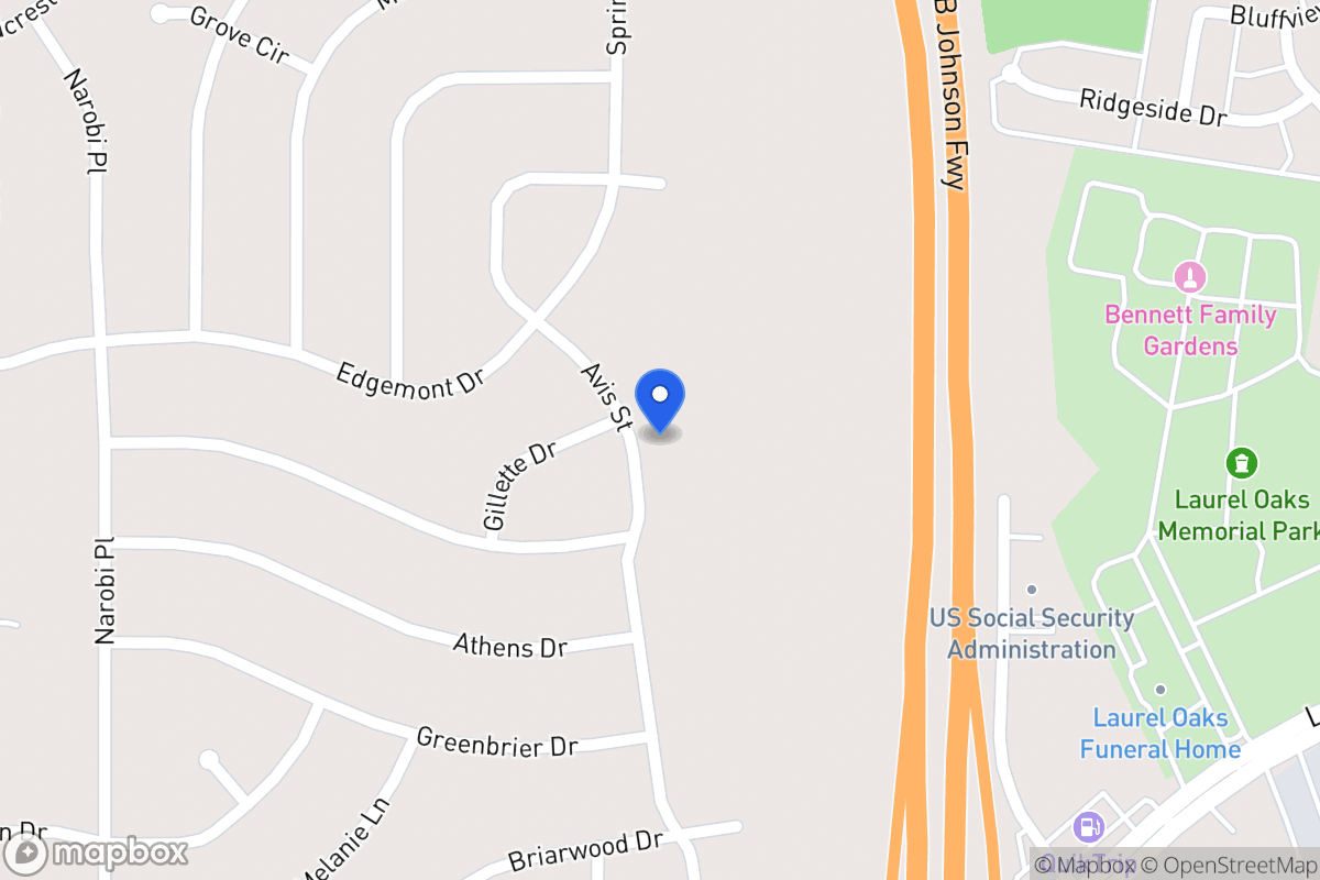 Map of 2128 Avis St