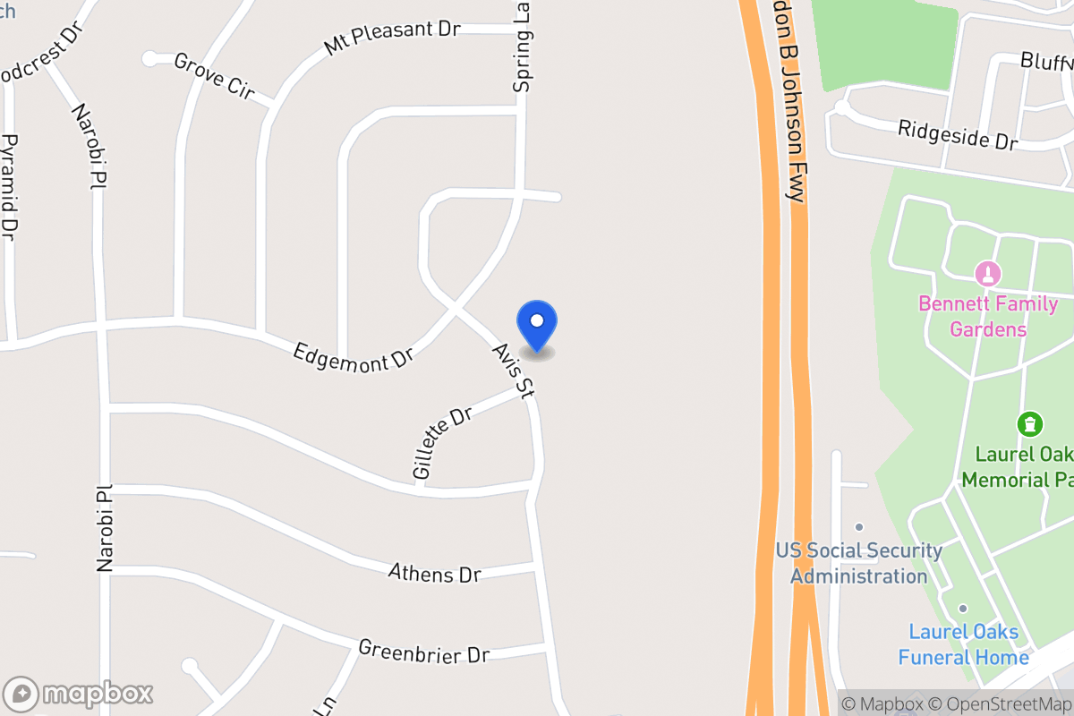 Map of 2116 Avis St
