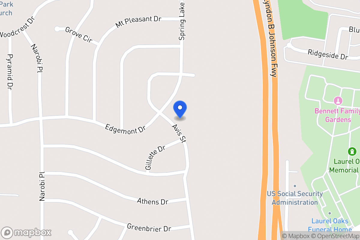 Map of 2108 Avis St