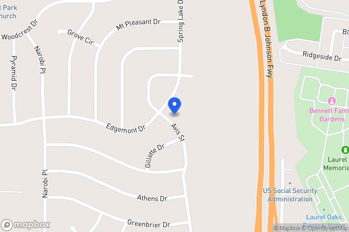 Map of 2104 Avis St