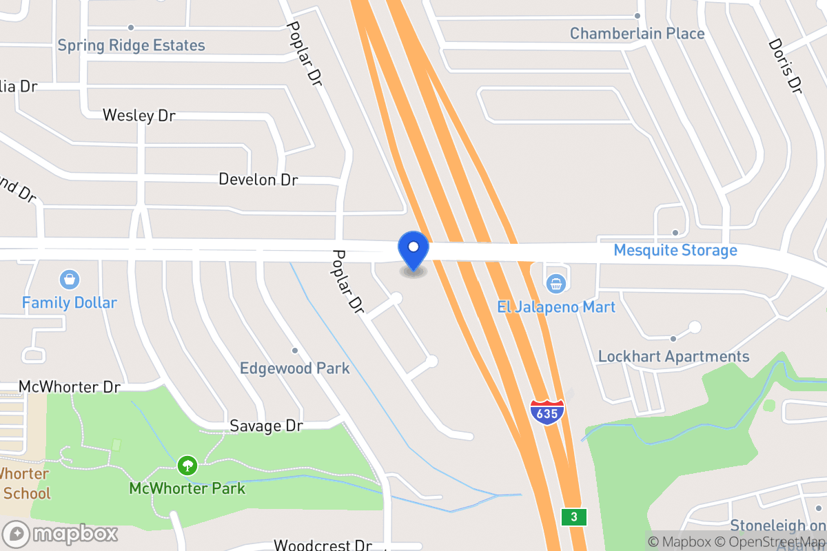 Map of 1616 Poplar Pl
