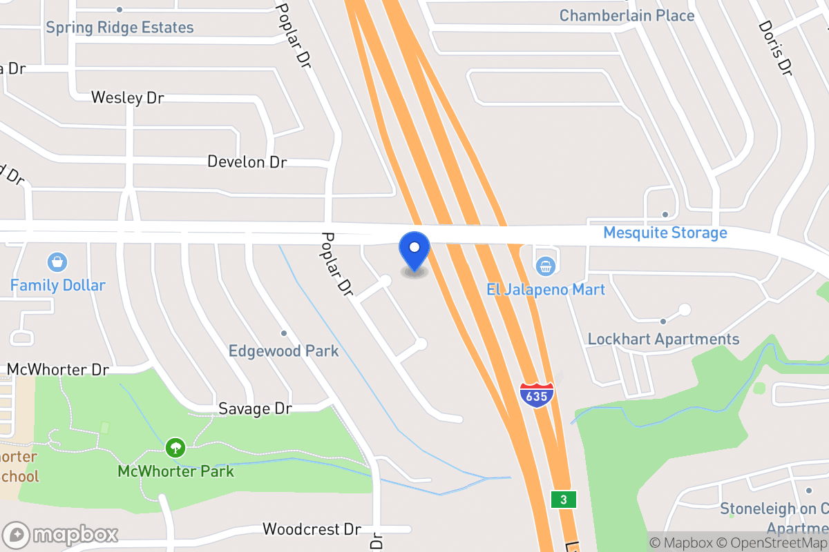 Map of 1620 Poplar Pl