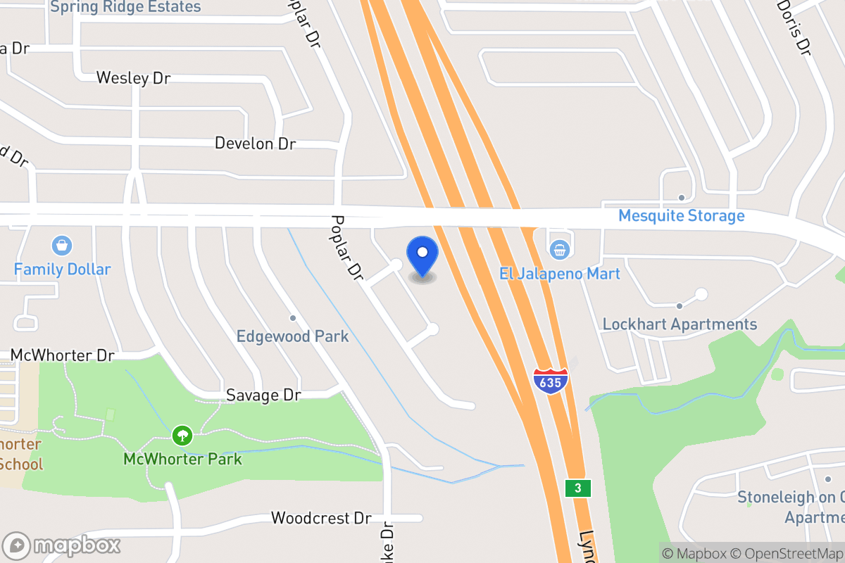 Map of 1624 Poplar Pl