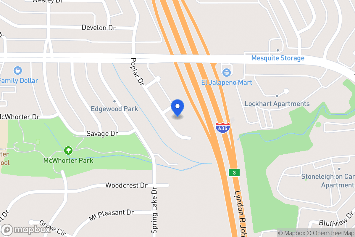 Map of 1660 Poplar Dr