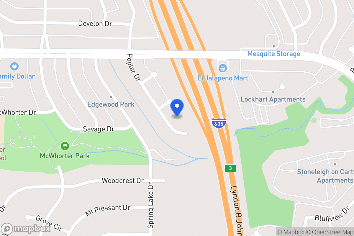 Map of 1664 Poplar Dr
