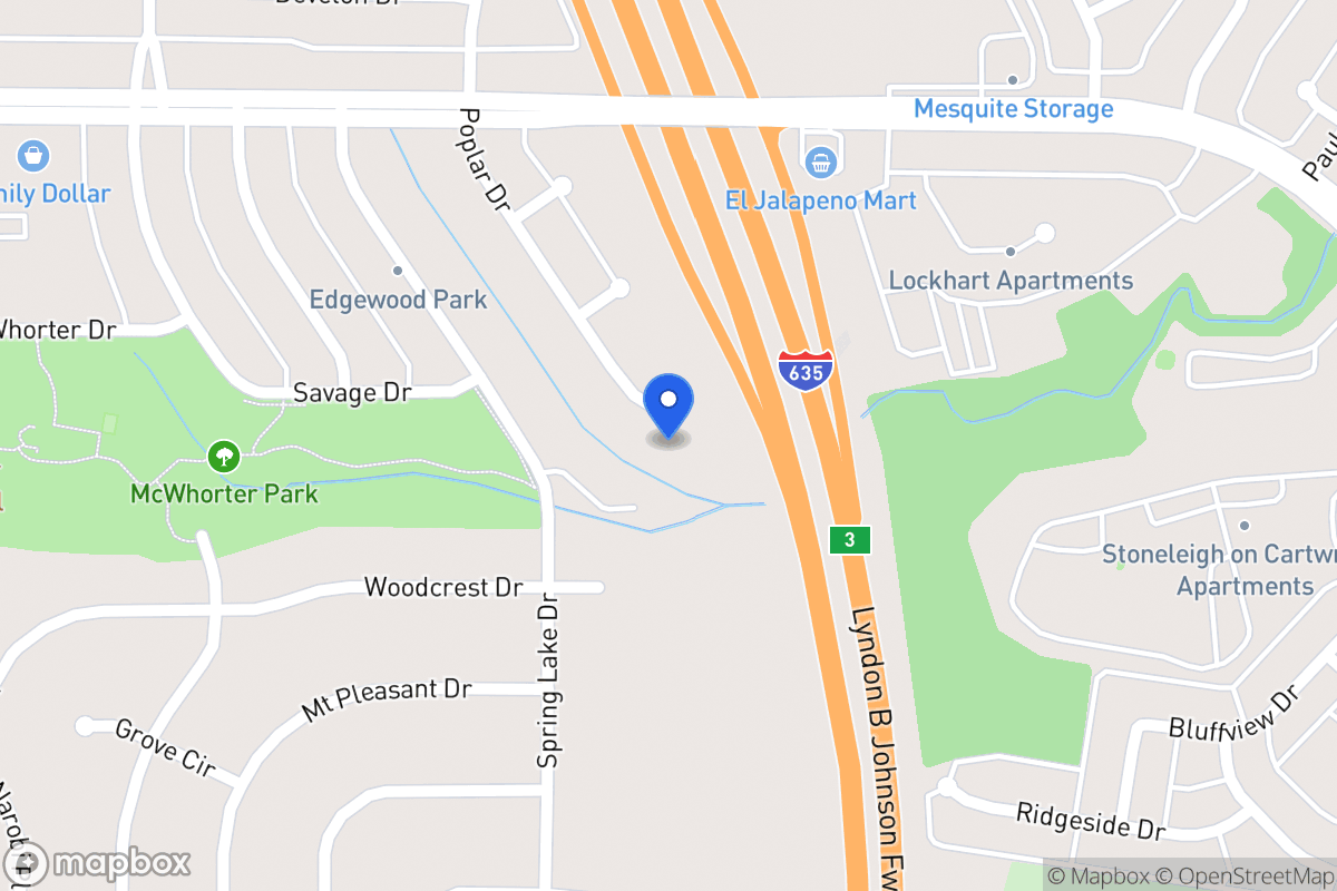 Map of 1673 Poplar Dr