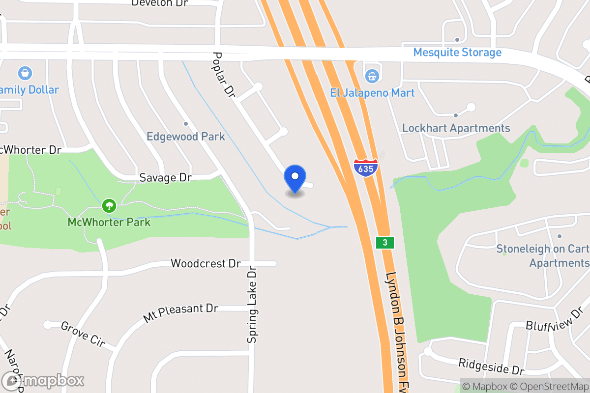 Map of 1669 Poplar Dr