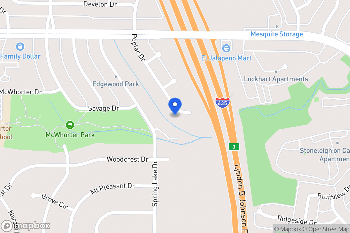 Map of 1665 Poplar Dr