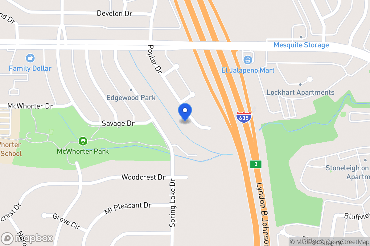 Map of 1657 Poplar Dr