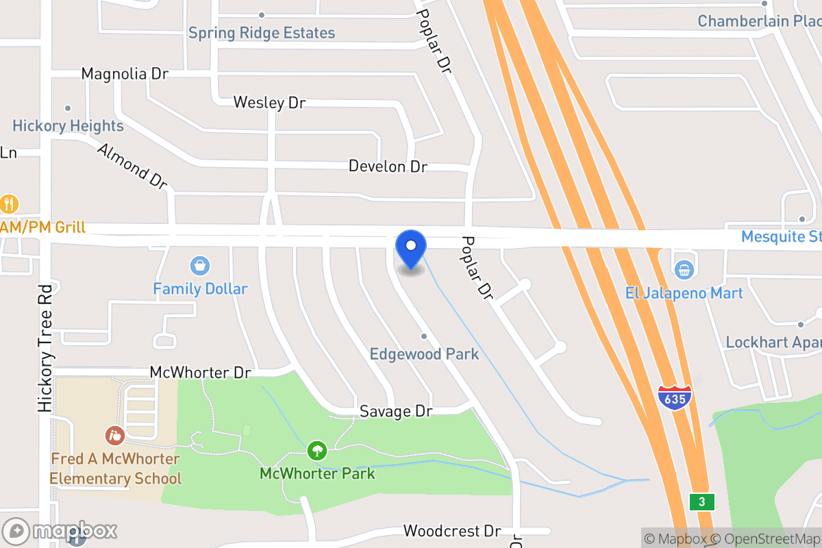 Map of 1606 Spring Lake Dr