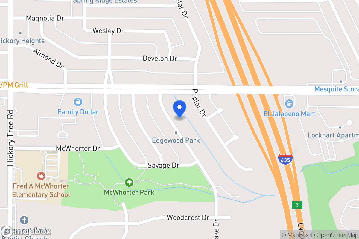 Map of 1618 Spring Lake Dr