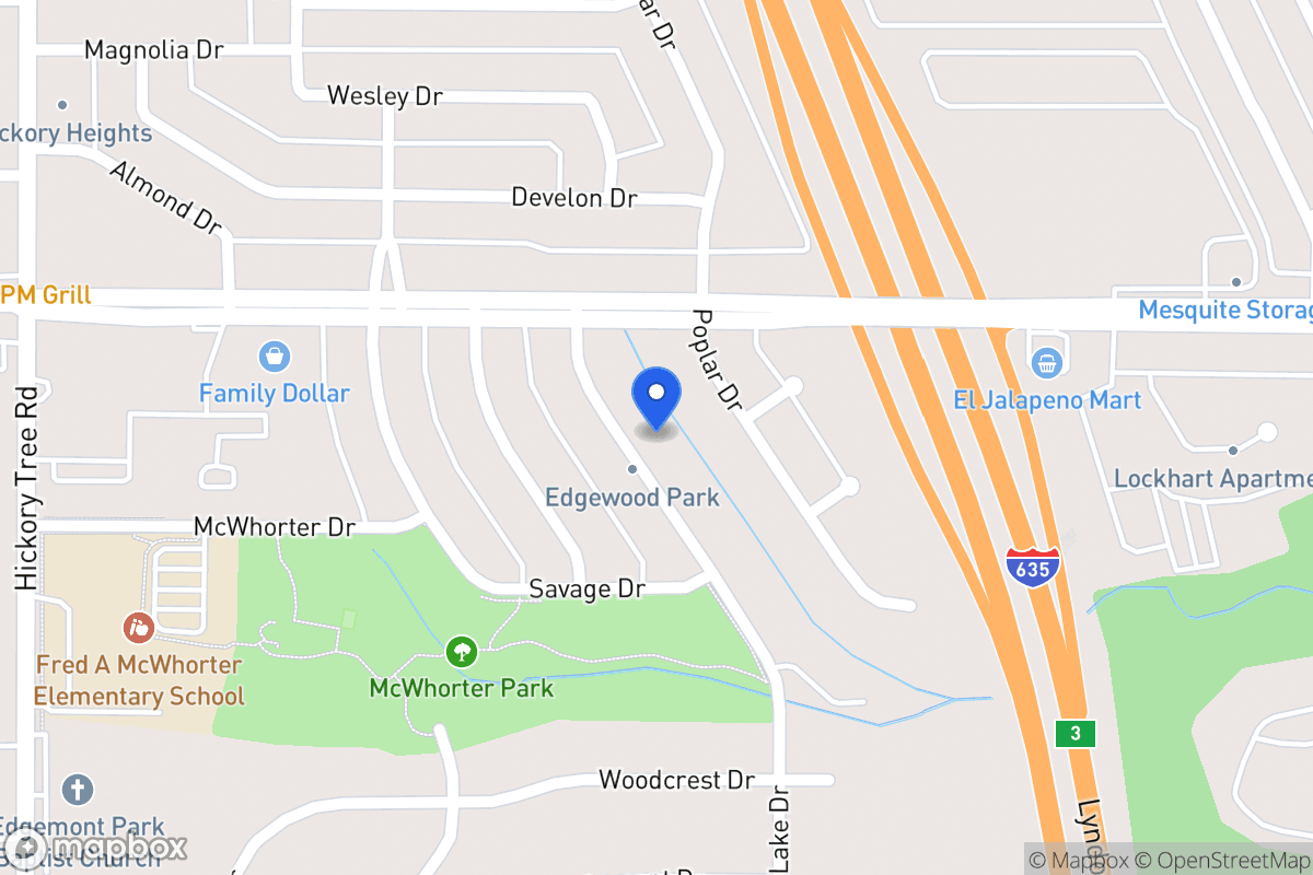 Map of 1622 Spring Lake Dr