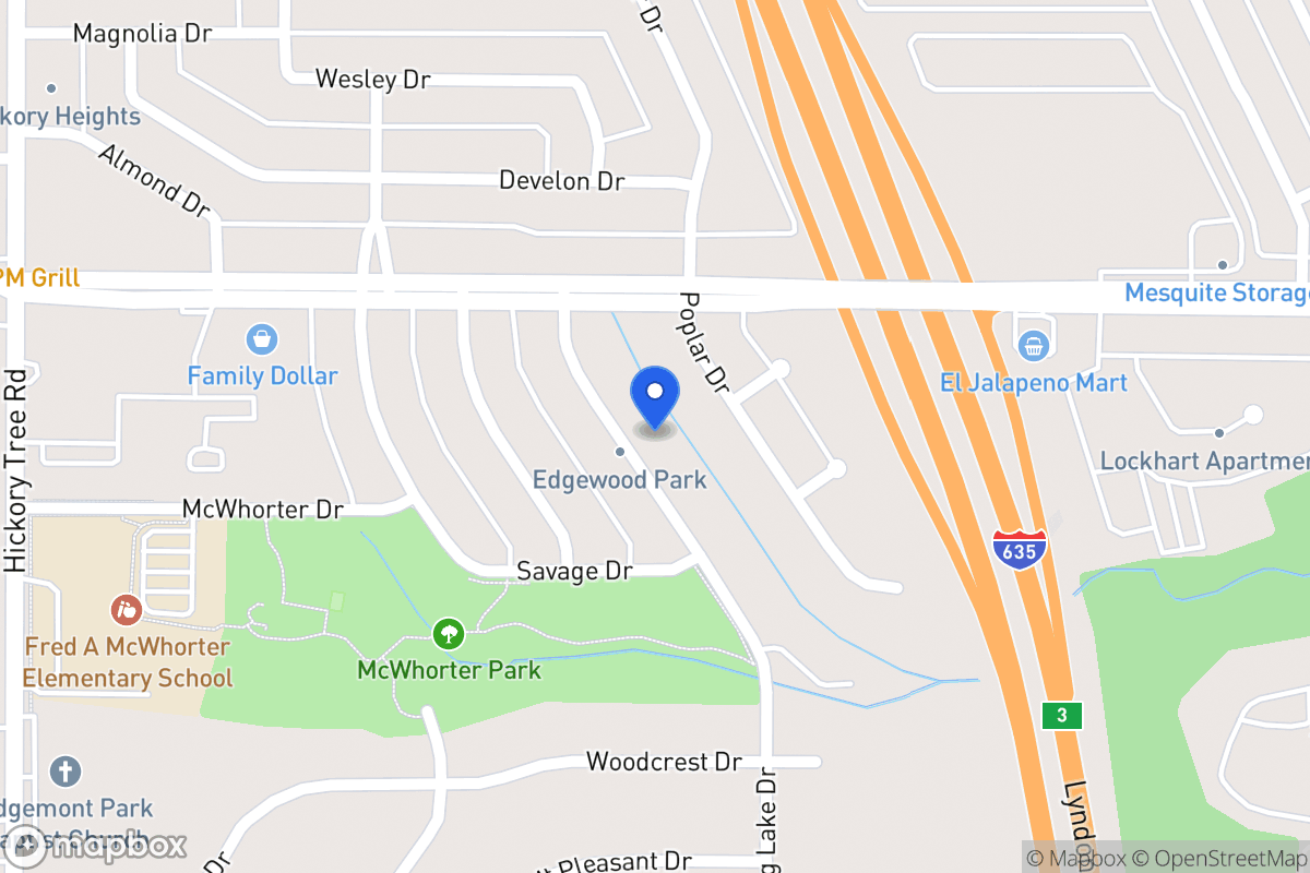 Map of 1626 Spring Lake Dr
