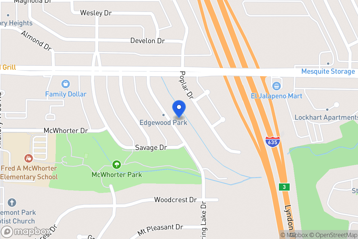 Map of 1634 Spring Lake Dr