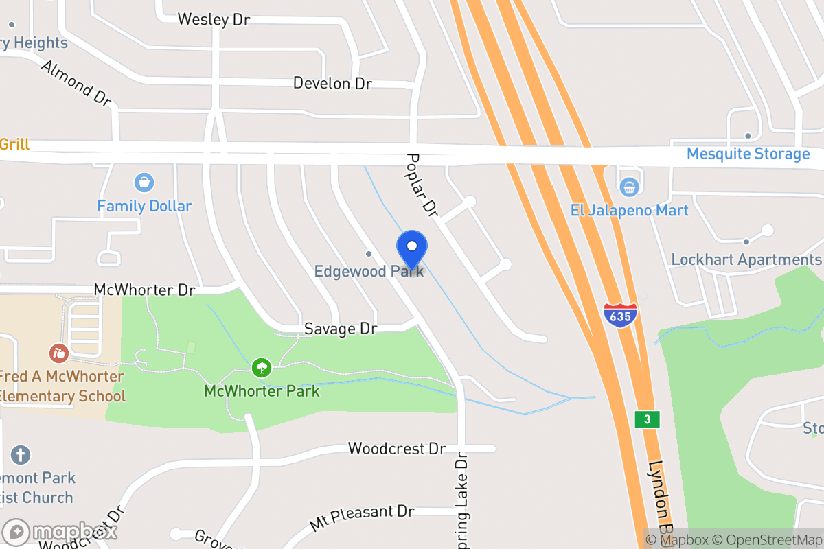 Map of 1638 Spring Lake Dr