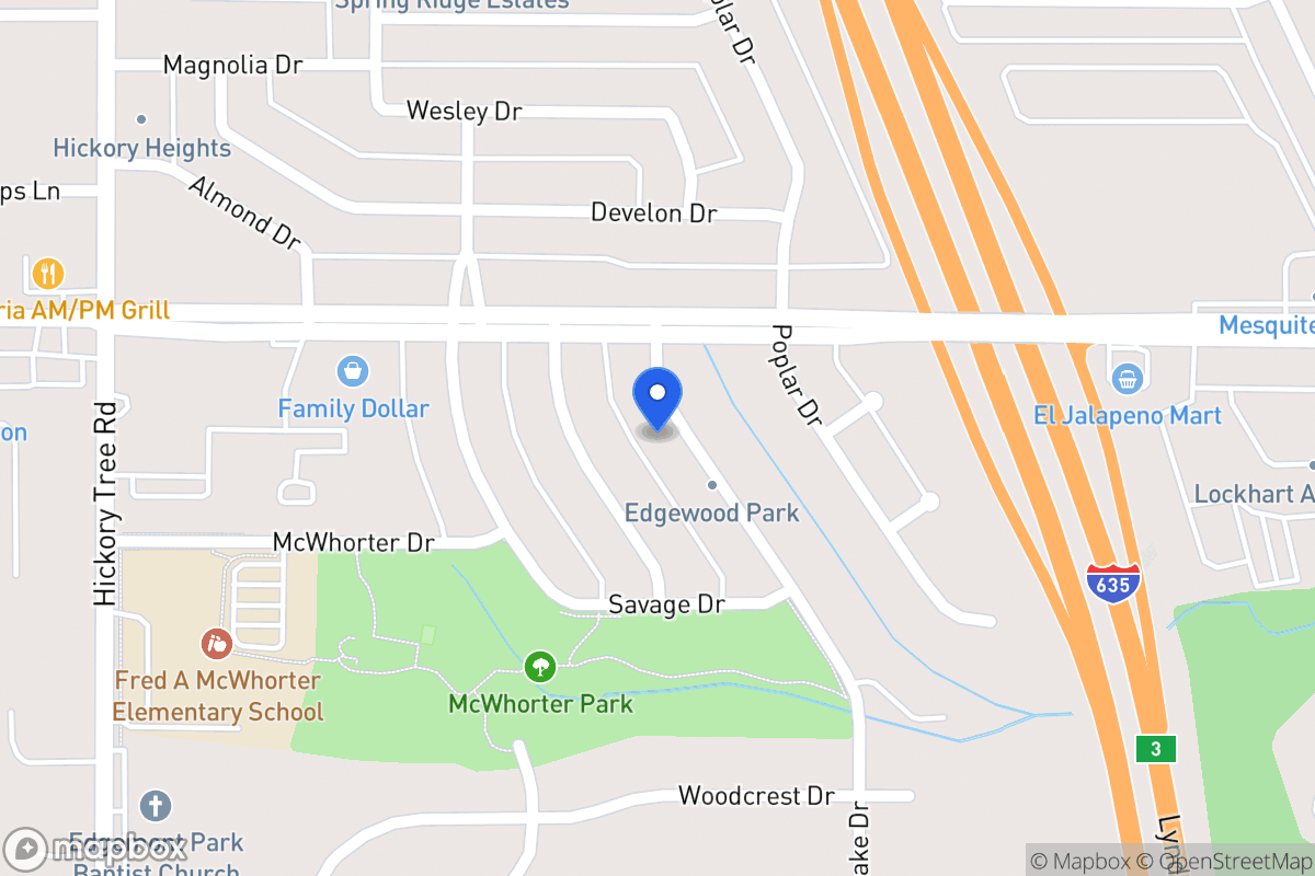 Map of 1619 Spring Lake Dr