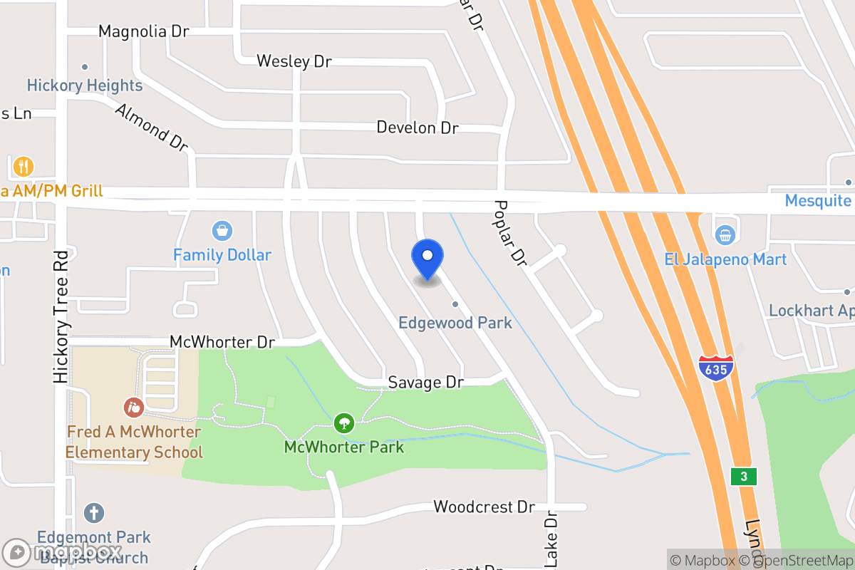 Map of 1623 Spring Lake Dr