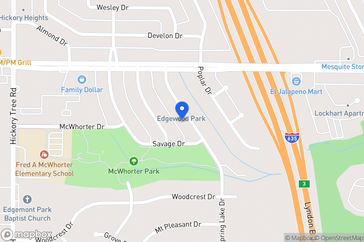 Map of 1639 Spring Lake Dr