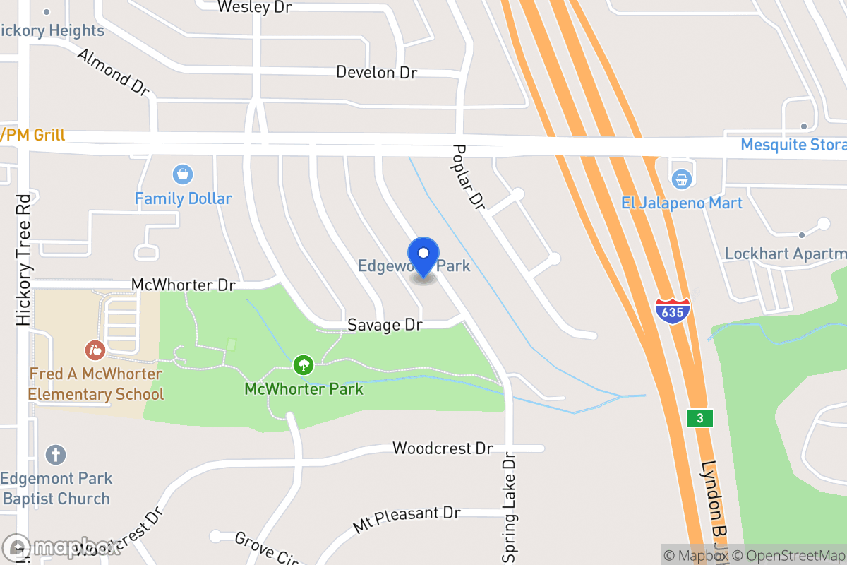 Map of 1643 Spring Lake Dr