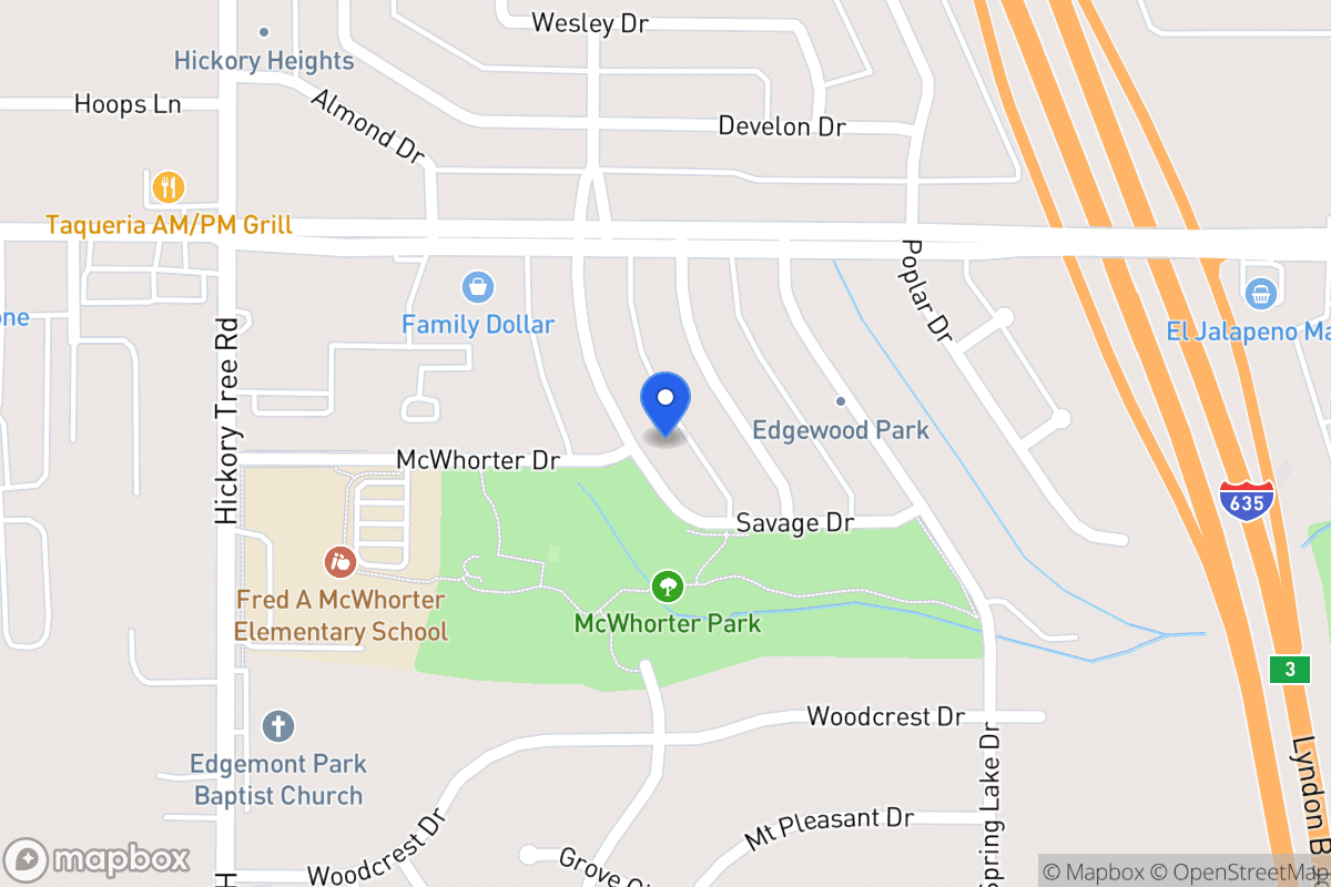 Map of 1638 Savage Dr