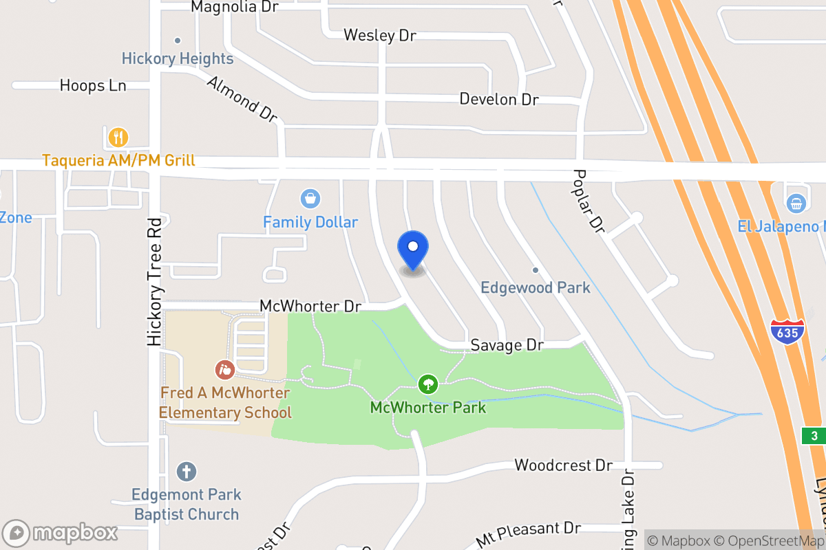 Map of 1630 Savage Dr
