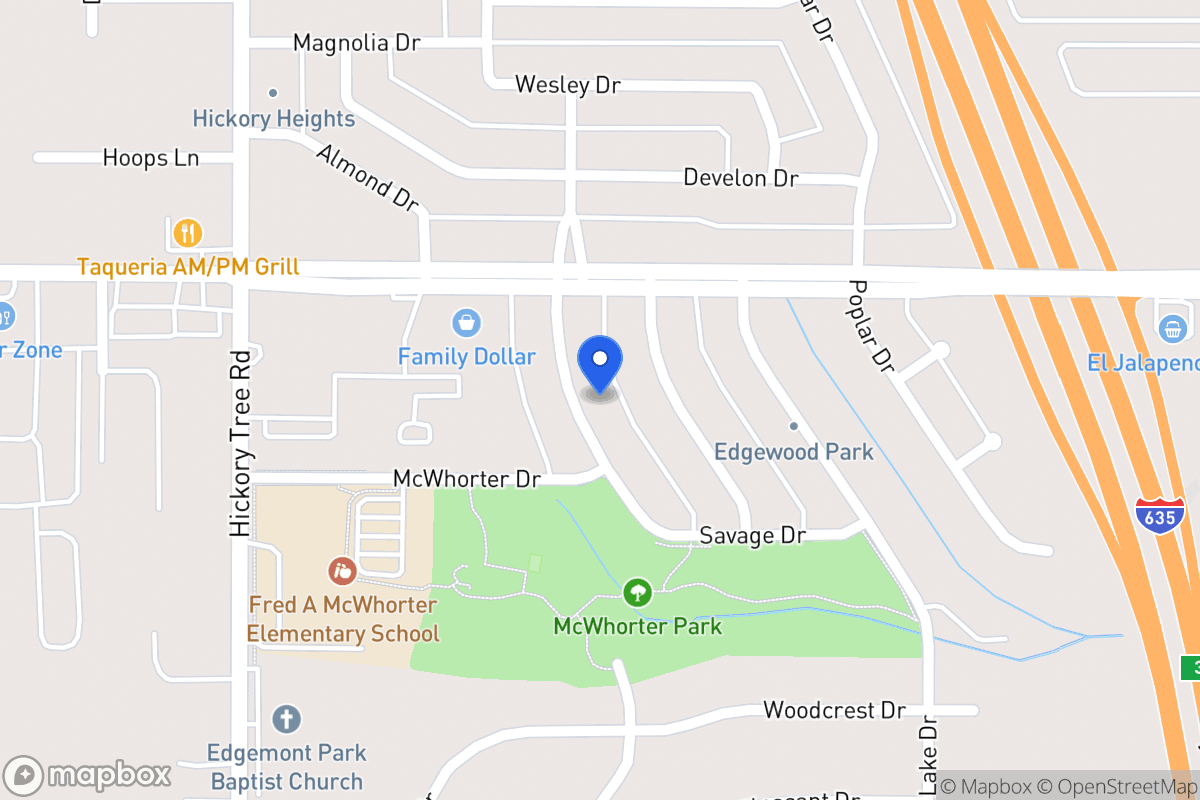 Map of 1622 Savage Dr