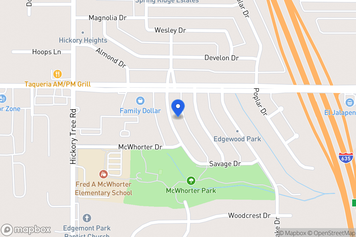 Map of 1618 Savage Dr
