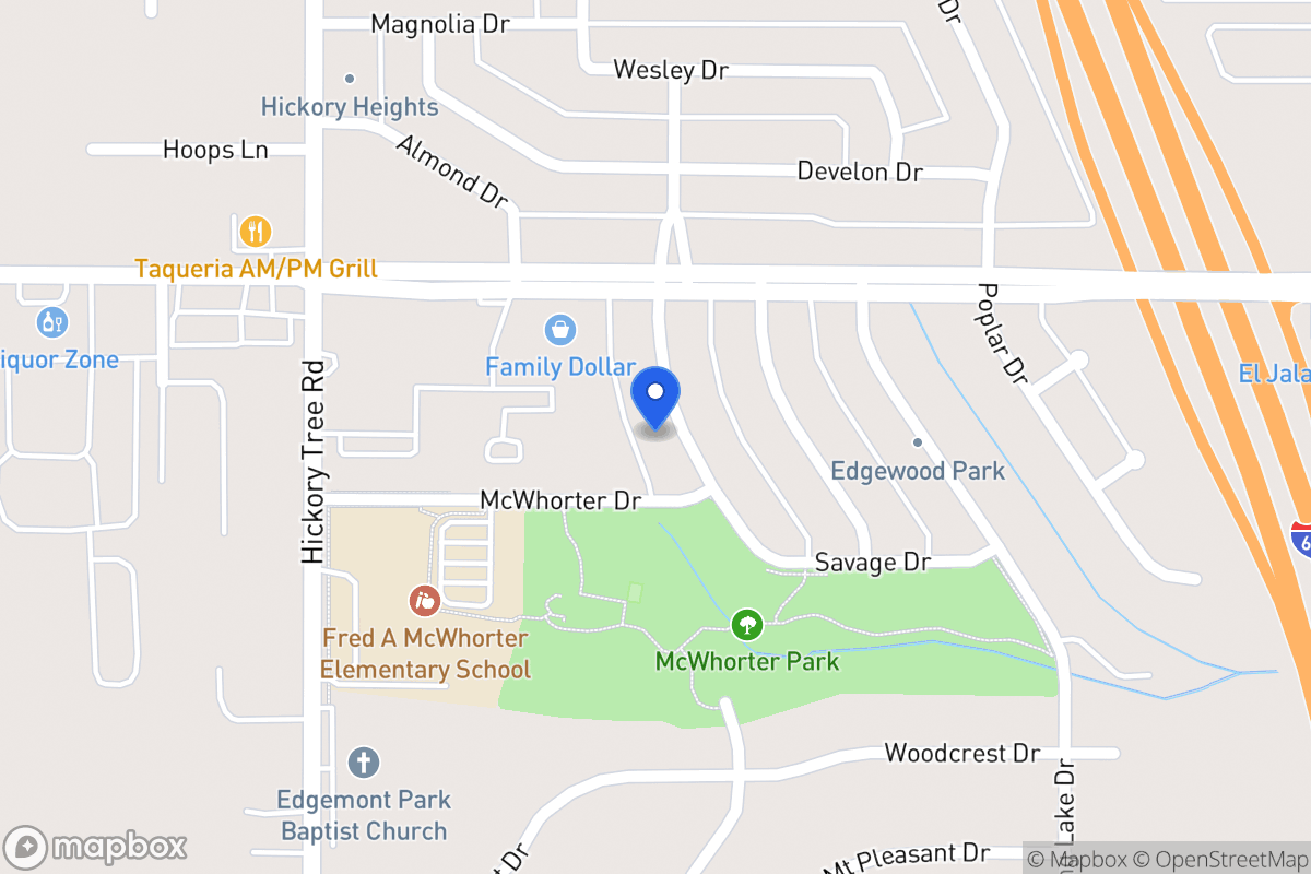 Map of 1627 Savage Dr