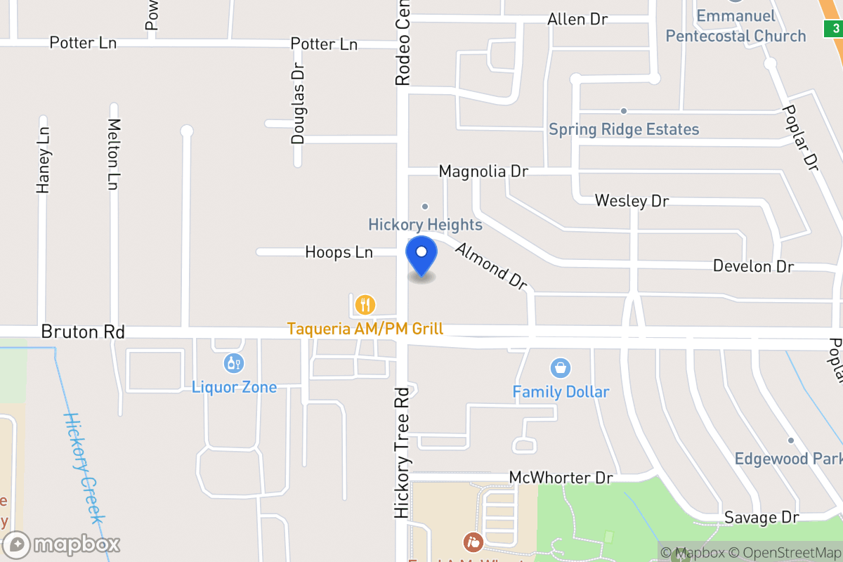 Map of 1510 Rodeo Center Blvd