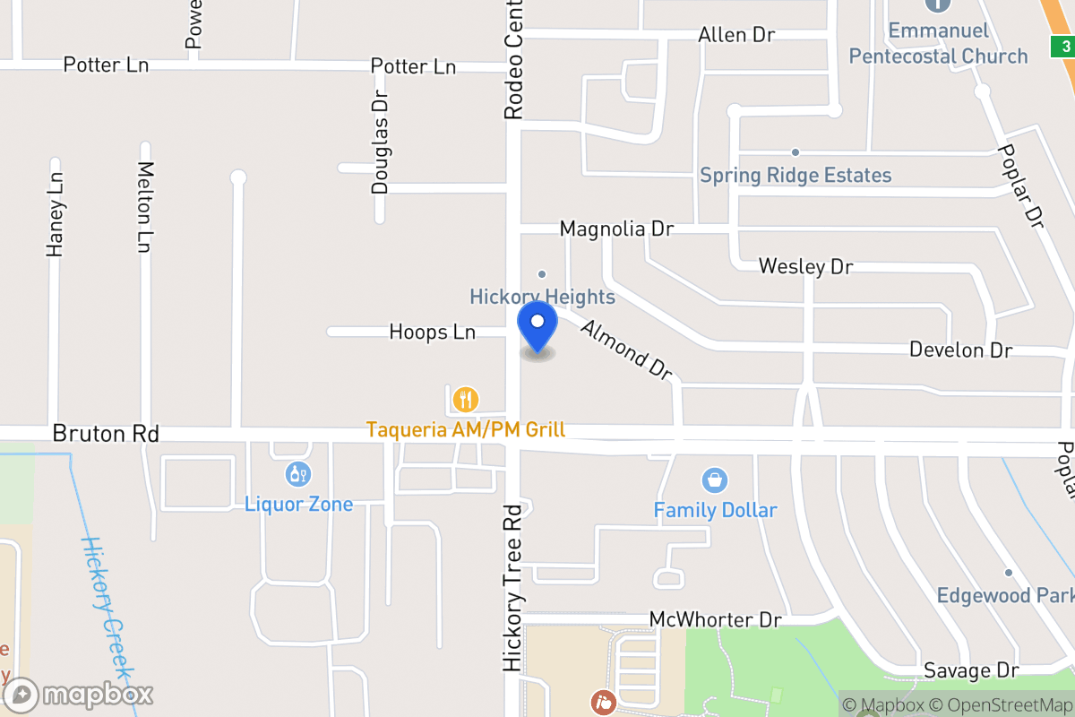 Map of 1508 Rodeo Center Blvd