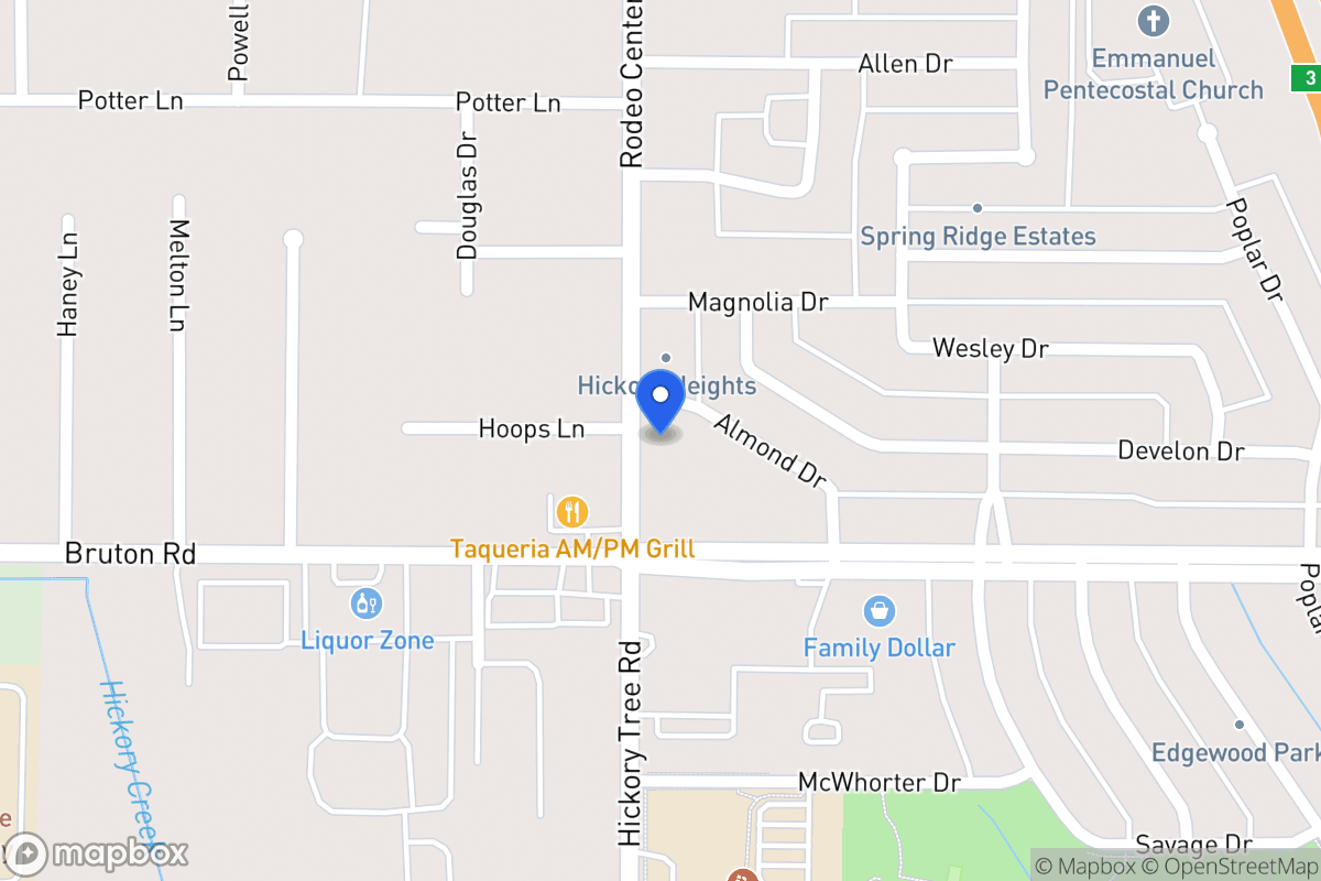 Map of 1502 Rodeo Center Blvd