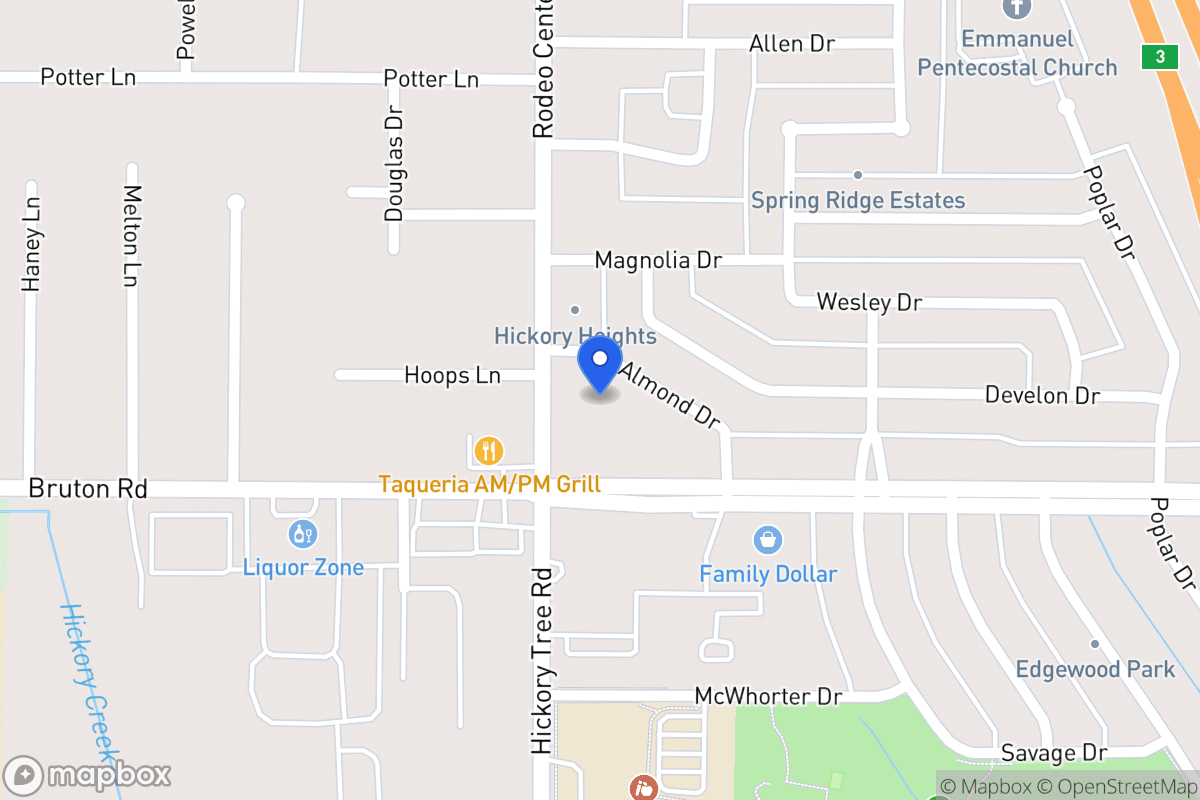 Map of 1628 Almond Dr