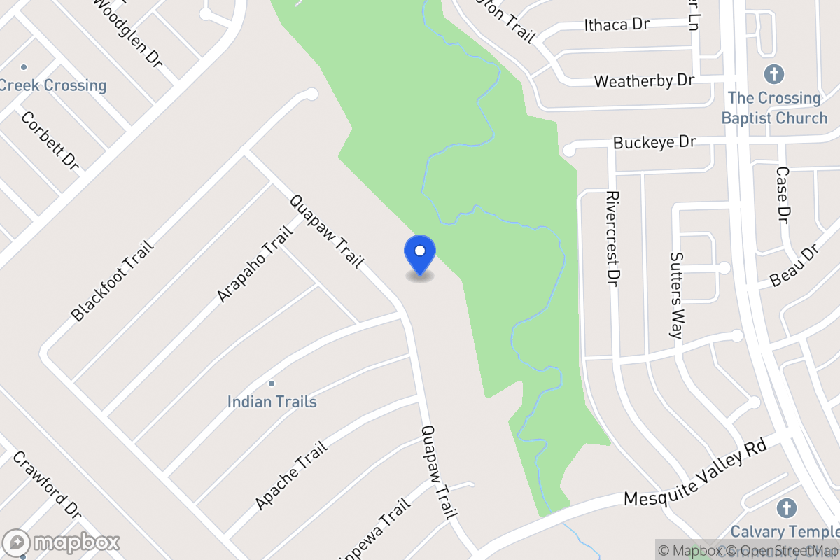 Map of 1328 Quapaw Trl