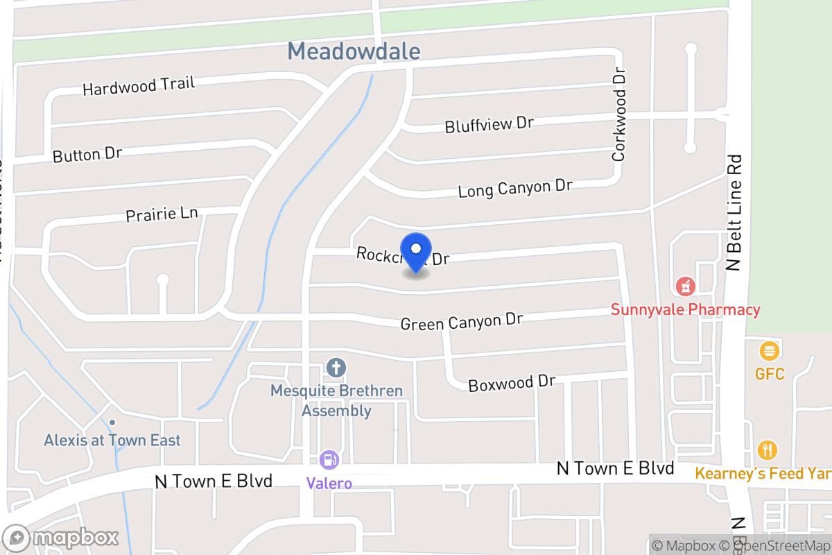 Map of 328 Rockcrest Dr