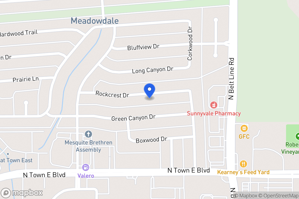 Map of 300 Rockcrest Dr