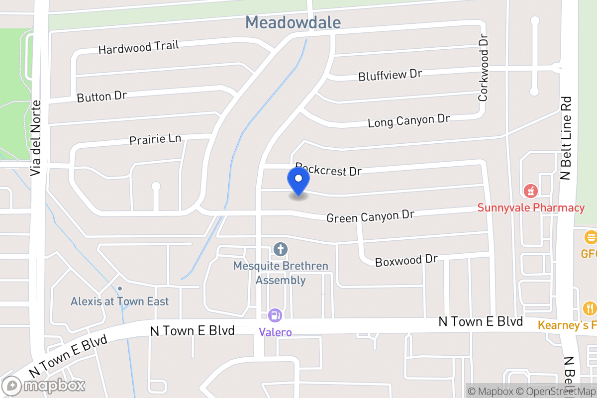 Map of 413 Green Canyon Dr