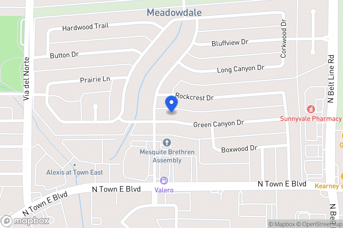 Map of 417 Green Canyon Dr