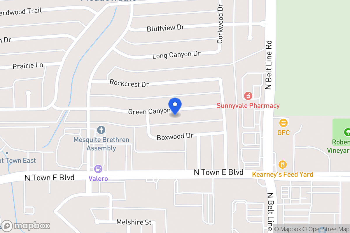 Map of 300 Green Canyon Dr