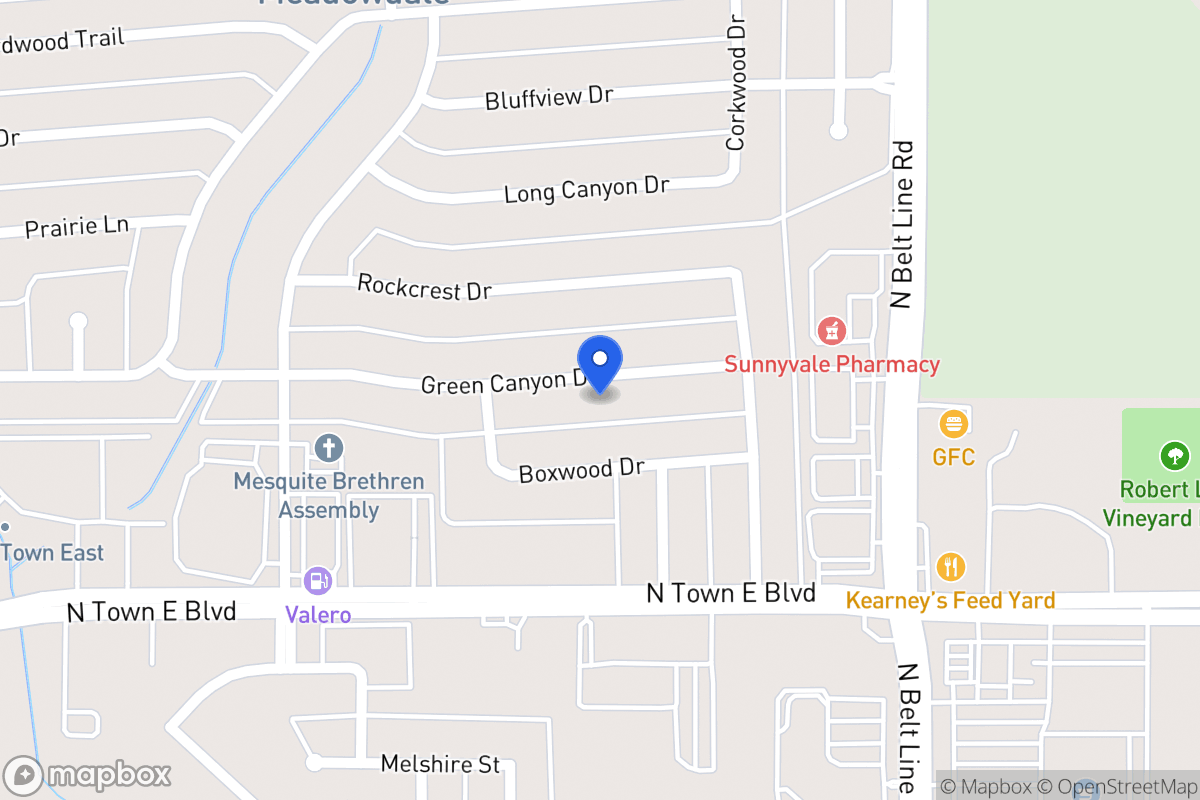 Map of 230 Green Canyon Dr