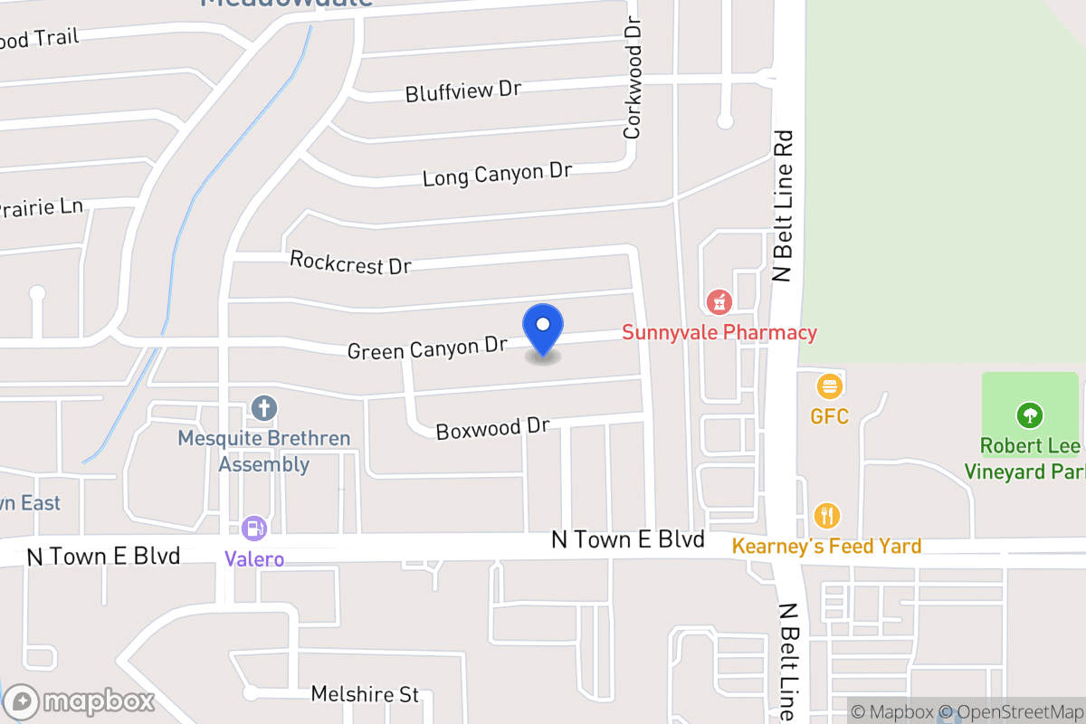 Map of 222 Green Canyon Dr