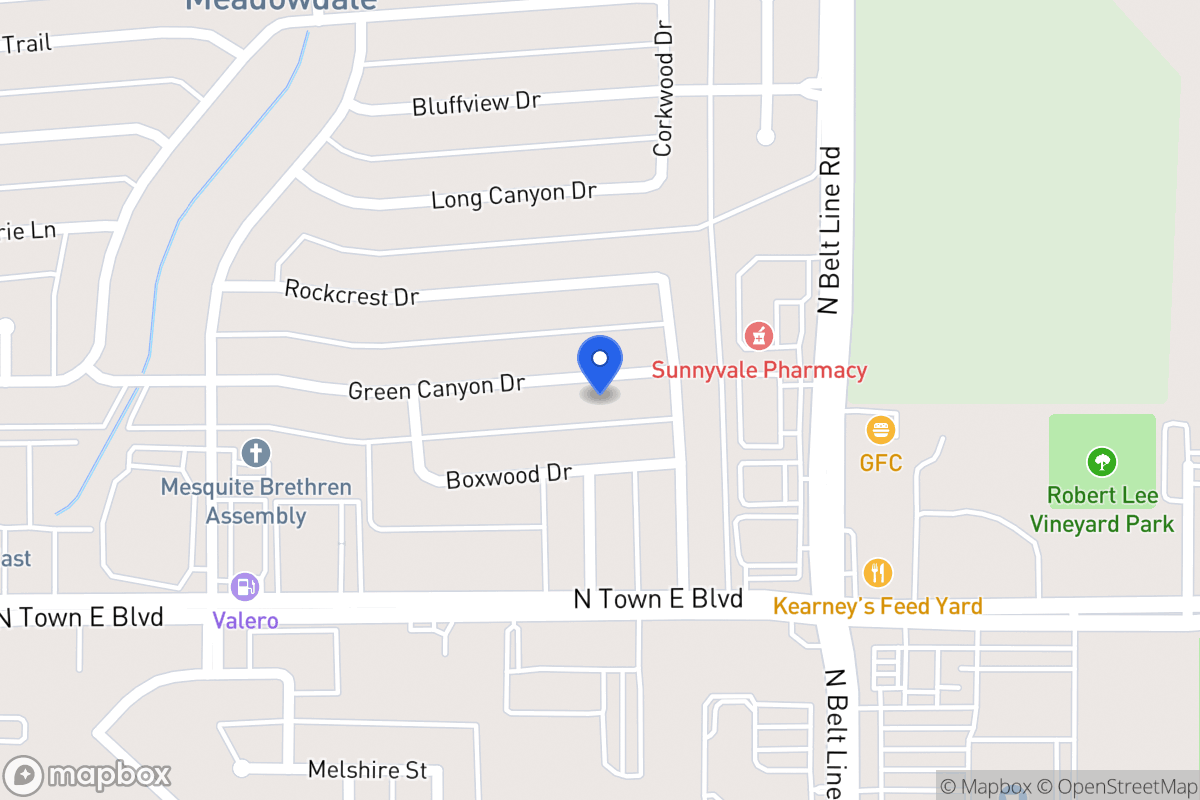 Map of 214 Green Canyon Dr