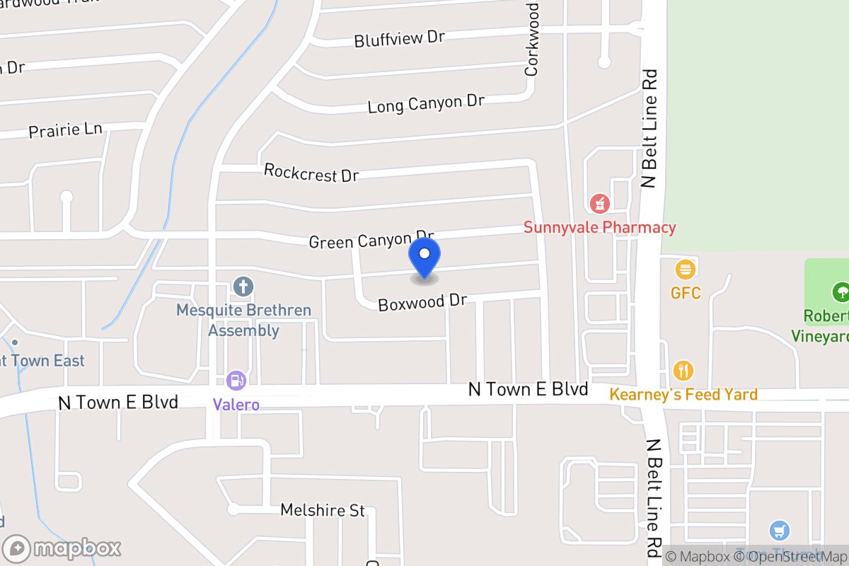 Map of 301 Boxwood Dr