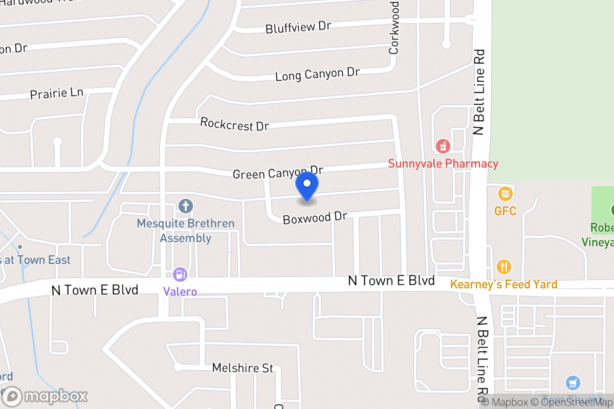 Map of 305 Boxwood Dr