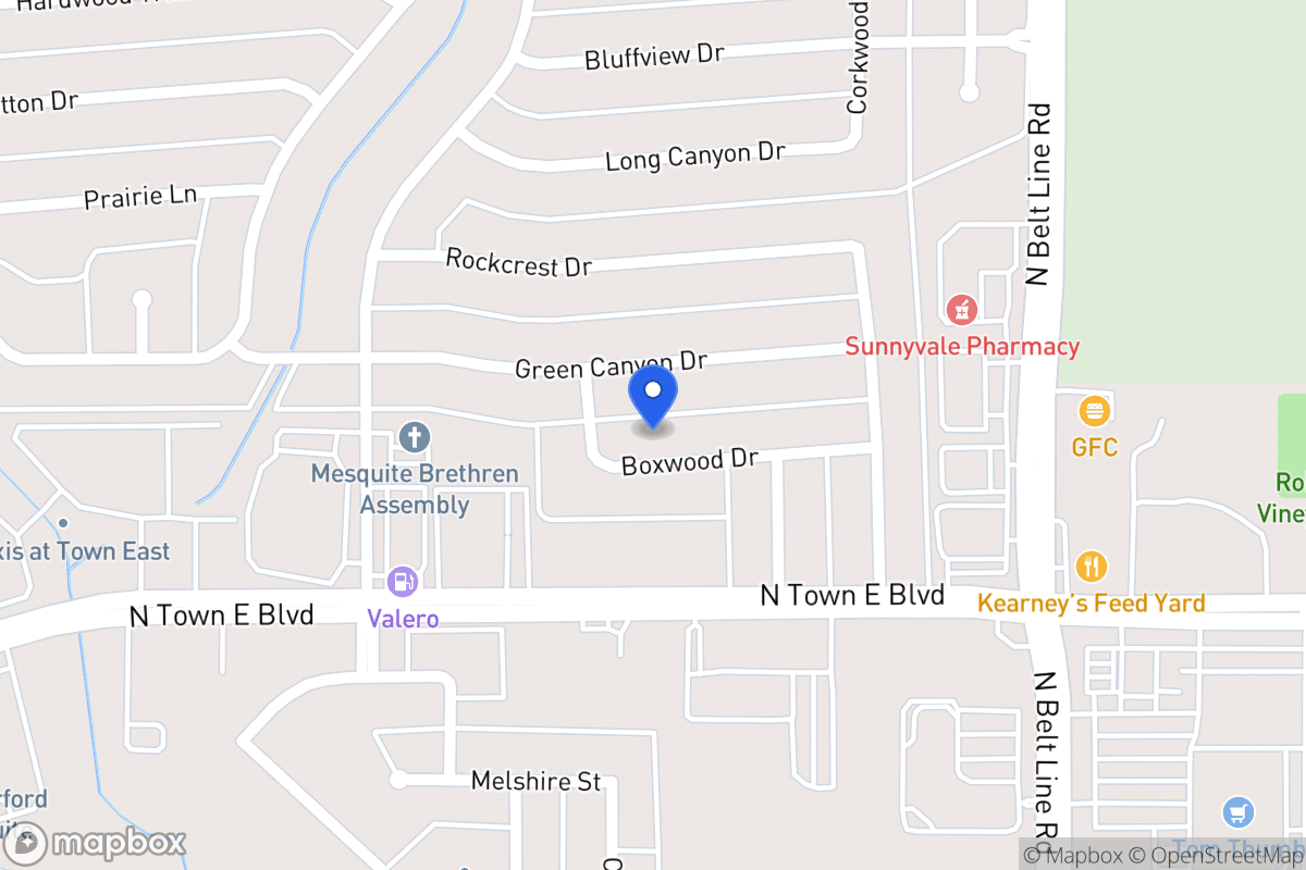 Map of 309 Boxwood Dr